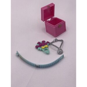Vintage Mattel Barbie Purse And‎ necklace lot of Accessories